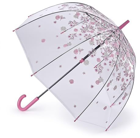 Fulton Birdcage Sketchy Sprigs Print Umbrella