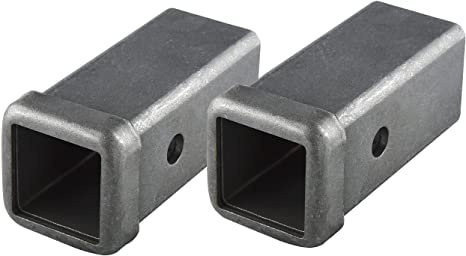 TOPTOW 64453-2 - Tubo Receptor de Enganche de Remolque de 2 x 6 Pulgadas de Longitud, Caja de Almacenamiento soldada en Acero Crudo, 2 Paquetes..