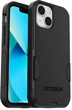 OtterBox Commuter Hülle für iPhone 13 mini/iPhone 12 mini, sturzsicher, schützende Hülle, 3X antimikrobieller Schutz, Schwarz, Keine Einzelhandelsverpackung