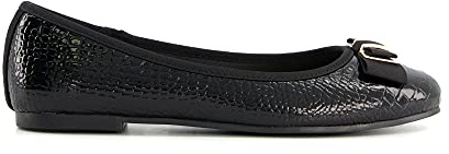 Dune London Ladies HYLAS Ballerina Flat Shoes Size UK 3 Ballet Pumps Black