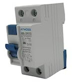 RASMACOR | Differenziale 2P 6KA Classe AC 25A 300mA | Interruttore differenziale 2P 25A 300MA | 230V AC 50Hz | Sensibilità 300MA | 82mm X 36mm X 70mm |