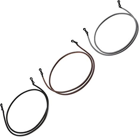 GERNEO® – DAS ORIGINAL – Premium Leder Brillenband & Brillenkordel – Doppelpack in diversen Farben – Glattlederoptik Unisex PU Brillenkordel für Lesebrille & Sonnenbrille