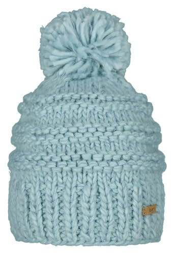 Barts Strickmütze Jasmin grob-gestrickte Wintermütze mit Bommel 1034 Ice 06