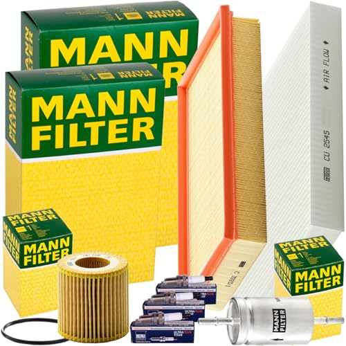 Mann Filter Inspektionspaket | CU2545 (LA120)+C3093/1 (LX1080)+HU710X+WK512+UPT3 passend für Polo 9N Fabia 6Y Ibiza 6L