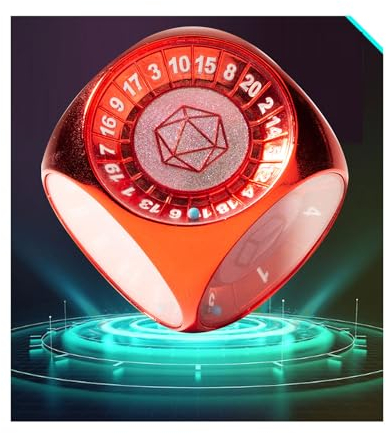 Omni Roulette DND-Würfel D20 D12 D10 D8 D6 D4 Würfel für Dungeons and Dragons Rollenspiele