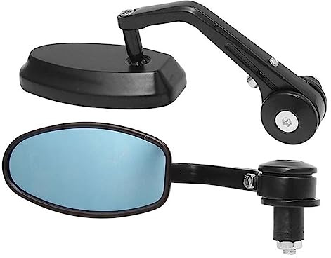 manillar espejo Para Motocicleta Aluminio 7/8 ''22mm Barra Extremo Espejo Retrovisor Lateral Motocicleta Manillar Barra Motocicleta Espejos Laterales Motocicleta Espejo Retrovisor