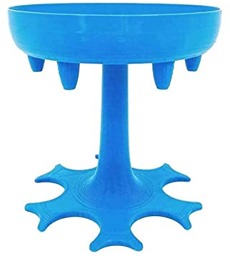 DDNGEJ Support Distributeur de Verres à Shot, 6 Verres à Shot, Jeux de Boissons, Bar, Cocktail, vin, Outil de Remplissage Rapide, Caddie, Distributeur de Liqueur