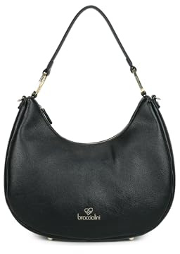 Braccialini Borsa a Spalla Donna Amy Forma Mezzaluna con Pochette