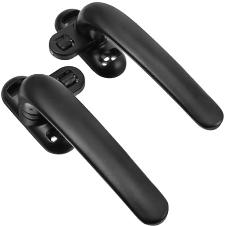 HOMSFOU 2pcs Window Handle Aluminum Alloy Vintage Antique Handle for Window Replacement and Use As Pull for Accessories and Supplies