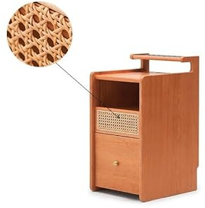 GENHAOSAN Comodino Comodino tutto in legno massello Armadietto portaoggetti di ciliegio for la casa nordica moderno e lusso leggero Mobili Da Camera Da Letto