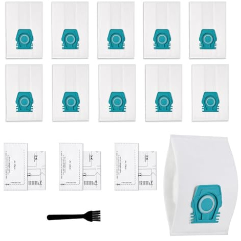 10 Pack guard l1 Hoover Bag Compatible with Miele Pure TU Dust Bags | for Guard S1/ L1 Junior/Silence/Allergy/Parquet XL/Flex/AllFloor/Cat/Dog Series, Vacuum Cleaner