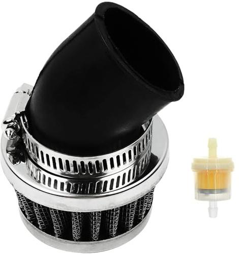 BOLOJAU 35mm 50cc Air Filter Cleaner for 50cc 70cc 90cc 110cc 125cc for Chinese for Tao Tao for Coolster for Apollo for Kazuma for Sunl ATV Quad 4 Wheeler Go-Kart Dirt Bike Pocket Bike Dune Buggy