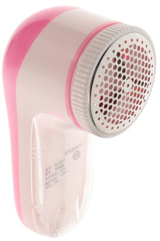 Rimuovi Pelucchi Elettrico Ricaricabile per Vestiti e Maglioni | Abs Rosa, Design Portatile Arresto Automatico, Copertura Inclusa per Uso Casa e Ufficio