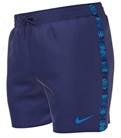NIKE Herren-Badehose, Blau, Gelb, Größe M, Blau/Gelb, 48
