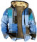 KONG JIMFAN Softshelljacke Herren Wasserdicht Langarmshirts Stand Collar Jacket Herren-Fleecejacke Rains Regenjacke Herrenjacke Tshirt Schwarz Fleece Weste Herren Double Face Jacke(Sky Blue,L)