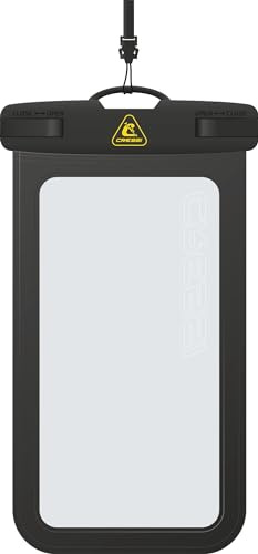 Cressi Jimmy Phone Case Black - 1 Harte und wasserdichte Handyhülle, Schwarz, 7, Unisex