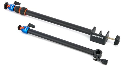 3 Legged Thing Camera Desk Mount System 1A (CDMS-1A) – Adjustable Desk-Clamp Stand with Auxiliary Arm and Ball Head for Cameras, Smartphones, and Accessories