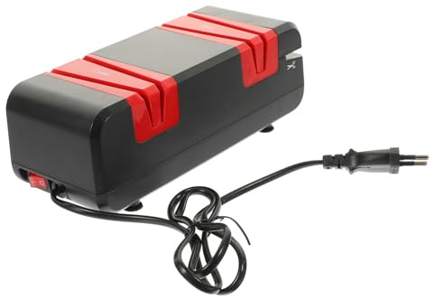 Affûteur de Ciseaux Multifonction Électrique Noir 60w | Couteau Cuisine Affûteur de Lames Rapide, pour Ciseaux, Tournevis et Coupe-pain, Brosse Incluse