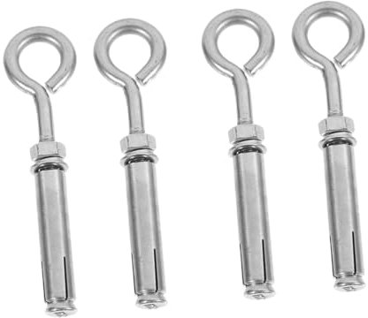 Cabilock 2 Set Bulloni Da Muro Per Carichi Pesanti Viti E Tasselli Espansione Ancore A Parete Ancora Muro Cavo Ancore Murali Viti Per Muro Di Cemento Acciaio Inossidabile Argento 2 Pezzi*2