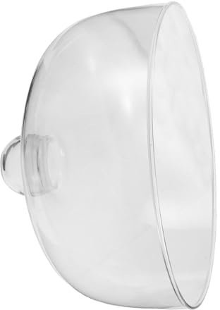 DOITOOL Tapa de Vidrio Transparente para Calentar Alimentos de 24 Cm para Microondas Alta Resistencia a Temperaturas y Fácil Limpieza en Cocina u Horno