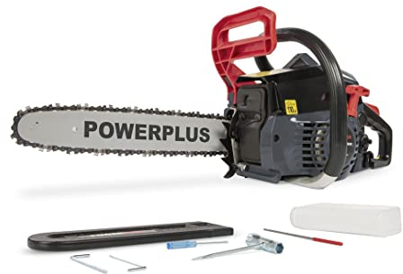 POWER plus POWEG2010 - Motosierra 37.2cc 350mm, Multicolor