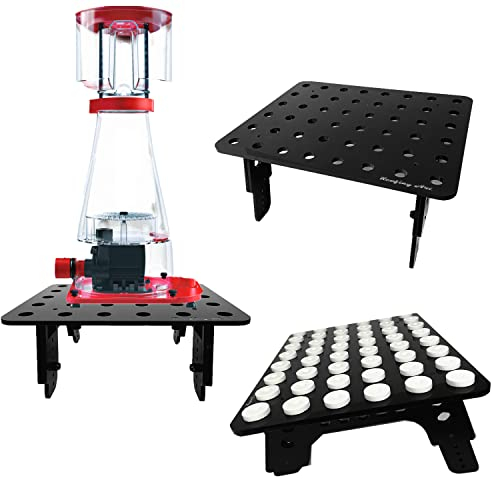 Reefing Art Skimmer Stand/Frag Rack Stand/Multi Function Stand (9 x 7 Black / 30 Frags)