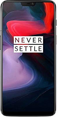 OnePlus 6 Smartphone 8GB RAM, 128 GB Memoria, Doppia fotocamera 16MP + 20MP, Dual SIM, Nero, 15.57 x 7.54 x 0.78 cm
