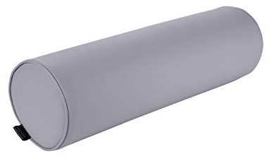 Pader Medi Tech Nacken- und Knierolle aus Polyetherschaumstoff I Lagerungsrolle mit Kunstlederbezug und Kedernähten I 60 x 18 cm I in 20 Farben verfügbar (Chrom)