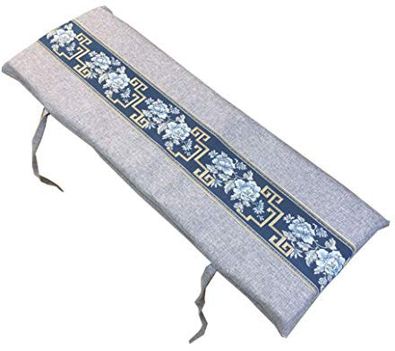 Auflage Bankpolster Bequeme Kissen Auflage für Garten Bank,5 cm dick,für Innen- und Außenbereich,Bierbank-Auflagen,Schaumstoffpolster für Hussen Bierbankgarnituren-Light gray 100×30×4cm(39×12×1.6in)