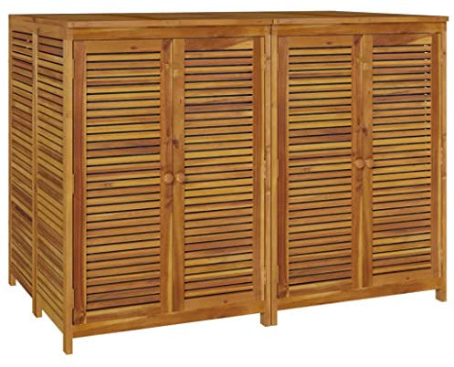 vidaXL Gartenbox 140x87x104 cm Massivholz Akazie