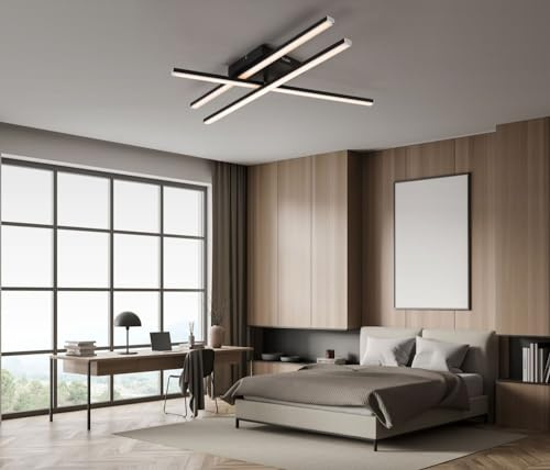 IMPTS Deckenleuchte LED Deckenlampe Modern Wohnzimmerlampe Deckenbeleuchtung mit 3 integrierte LED 16W 750Lumen Warmweiß 3000K Ideal für Wohnzimmer Schlafzimmer Küche Flur Balkon