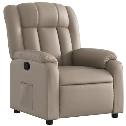 vidaXL Relaxsessel Cappuccino-Braun Kunstleder