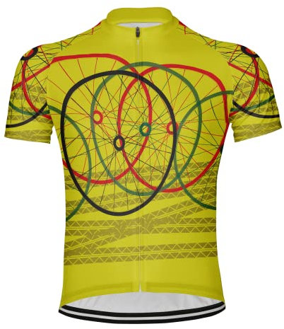 Luisbibe Customized Fahrradreifen Männer Radfahren Jersey Kurzarm (DE/NL/SE/PL, Alphanumerisch, XXL, Regular, Regular, MS1092)