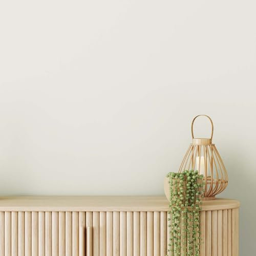 K&L Wall Art Seidenmatt Wandfarbe Creme Innenwandfarbe modern Wandschutz Anstrich 5Liter beige Sandfarbe