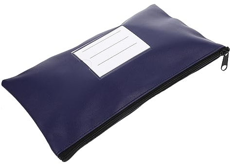 HONMEET Zipp-geldbeutel Aus Pu Und Aluminiumlegierung Kleine Geldtasche Zum Tragen Von Bargeld Münzen Schecks Quittungen Und Papieren
