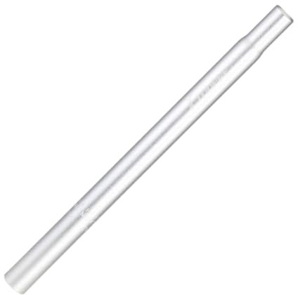 SattelstüTze MTB Sattelstütze 25,4 27,2 28,6 30,8mm 350 450mm Aluminium Legierung Sitz Rohr Lange Fixed Gear Sattelstütze Verlängerung Fahrrad teile SattelstüTze Gefedert(A-silver 25.4-350)