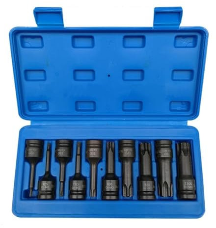 Herramientas de reparación Juegos de herramientas manuales Juego de dados con punta de 1/2 pulgada Juego de dados E&T Cabeza de llave de tornillo para destornillador hembra macho de trinquete Kit de