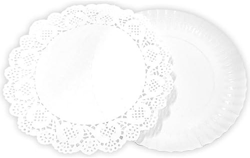 ALGON | Plateau jetable 4/U pour Servir des Aliments - Plateau jetable Rond Blonda 16 cm Idéal pour fêtes, événements et Restauration avec Design résistant et Pratique