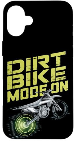 Mode Dirt Bike sur moto tout-terrain Coque pour iPhone 16 Plus