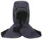 BOBOZHONG Welding Hood Flame Retardant Fabric for Welders Match Welding Flame-Retardant Protective Welding Cap with Neck Shoulder Drape, Head Protection for Men & Women (‎Grey)