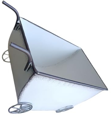 VIVIWI Chariot de fleurs moderne en métal pour intérieur, jardin, terrasse, balcon extérieur