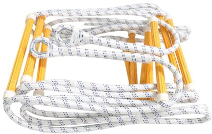 FytStycale Escalera de Incendios de 16 Pies Escalera de Emergencia Contra Incendios para Ingeniería Doméstica Al Aire Libre