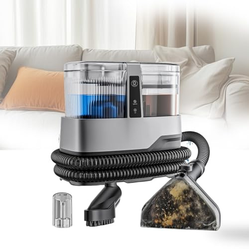 600W Kraftfull Portabel Mattvätt Och Soffrengörare Med 600W Motor, Självrengörande Design, Djuprengöring För Madrasser, Möbeltextil Och Husdjursfläckar