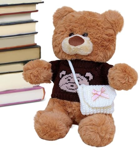 Plyschleksak - 40 cm dekorativ för gosedjur, mjuk söt teddydockakudde, avtagbar klädesprydnad | Presentfärdig plysch för flickvänmammas födelsedag