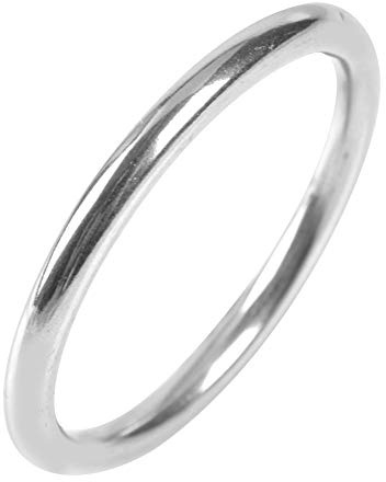 Alomejor 1 Stück 6mm Runder O Ring aus 304 Edelstahl für Boot Marine für Outdoor Equipment Linie(06050)