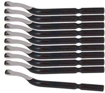 Utoolmart Replacement Deburred Tool BS1010 Deburring Blades 10 Pcs