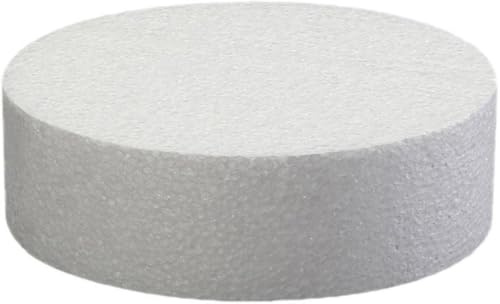 Torten Deko Shop Styropor Rund Tortenunterlage, 25x7.5cm