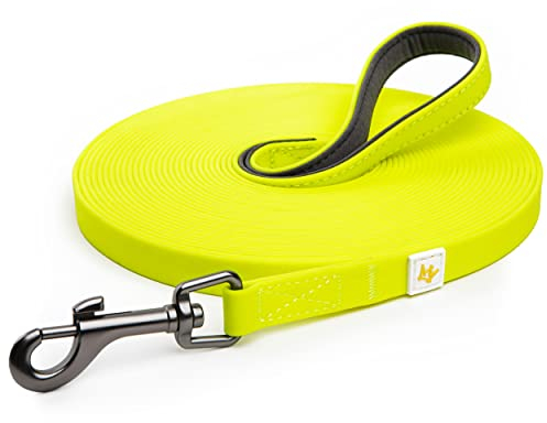 Rudelkönig Schleppleine 10m für Hunde - Robuste & wetterfeste Hundeleine für eine erfolgreiche Hundeerziehung - Mit Griffpolsterung