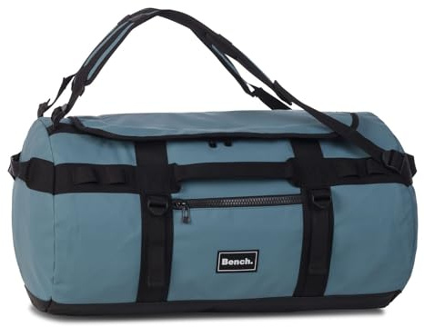 Bench Hydro Duffle Bag Träningsväska 55 cm 32 cm mjukt bagage 45 l gråblå, Gråblå