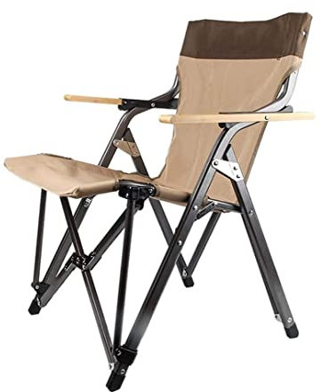 DRMEE Klappstuhl Angelstuhl Angelstuhl Campingstuhl Reclining Aluminium Folding Portable Outdoor Beach Angelstuhl Camping Stuhl